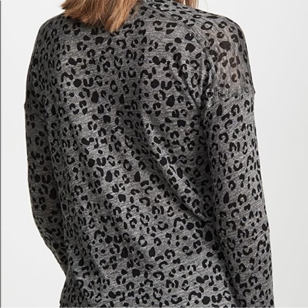 Rails Sami Charcoal Leopard Print Linen Lyocell S… - image 3